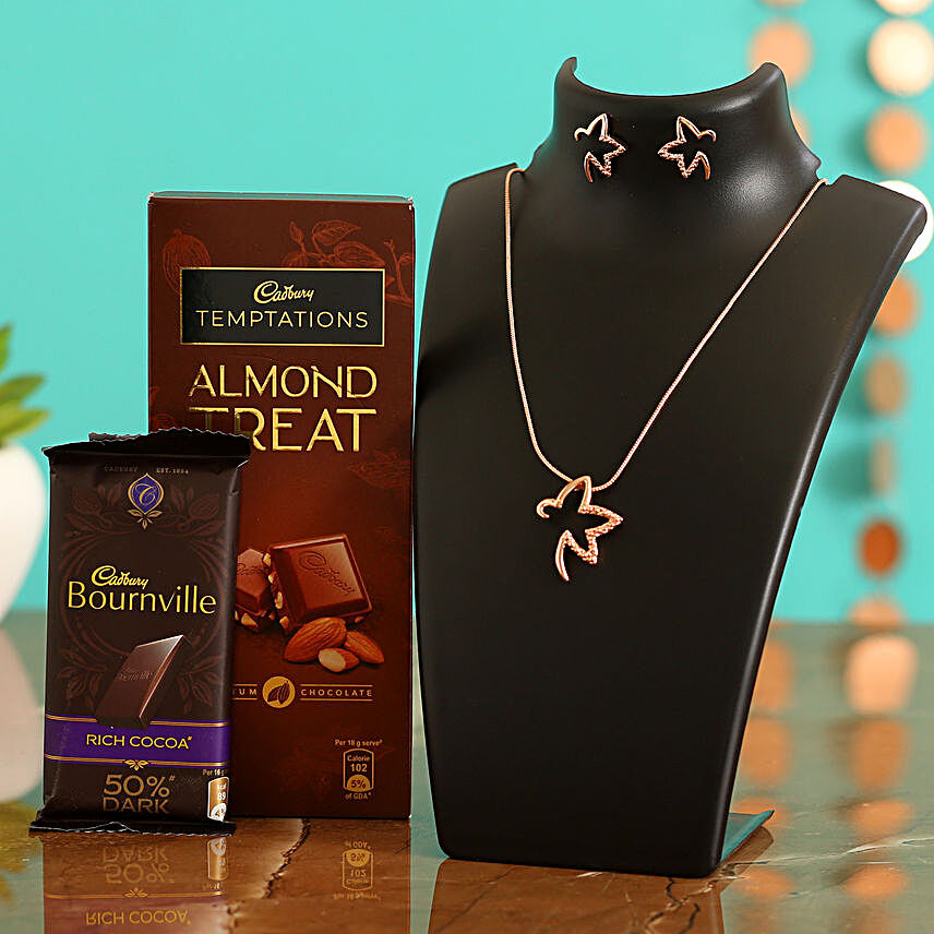 Beautiful Necklace Set With Temptations & Bournville