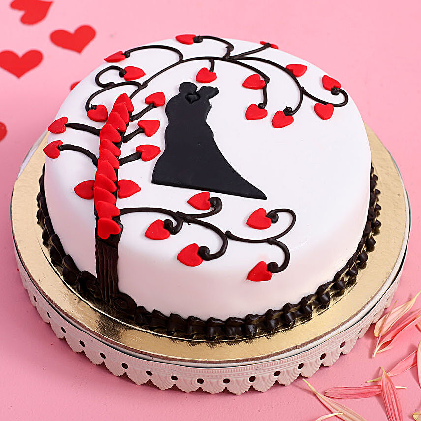 Online Truffle Paradise Designer Cake:Wedding Cakes: For New Beginnings
