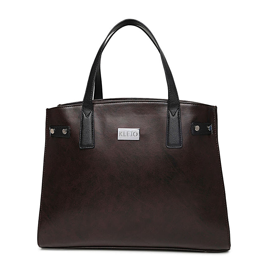Online KLEIO Women Handbag for Girls Ladies (HO9005KL-DBR_Dark Brown)