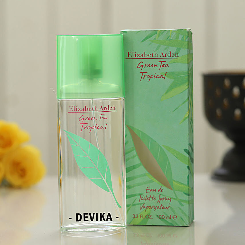 Personalised Elizabeth Arden Green Tea Tropical Perfume
