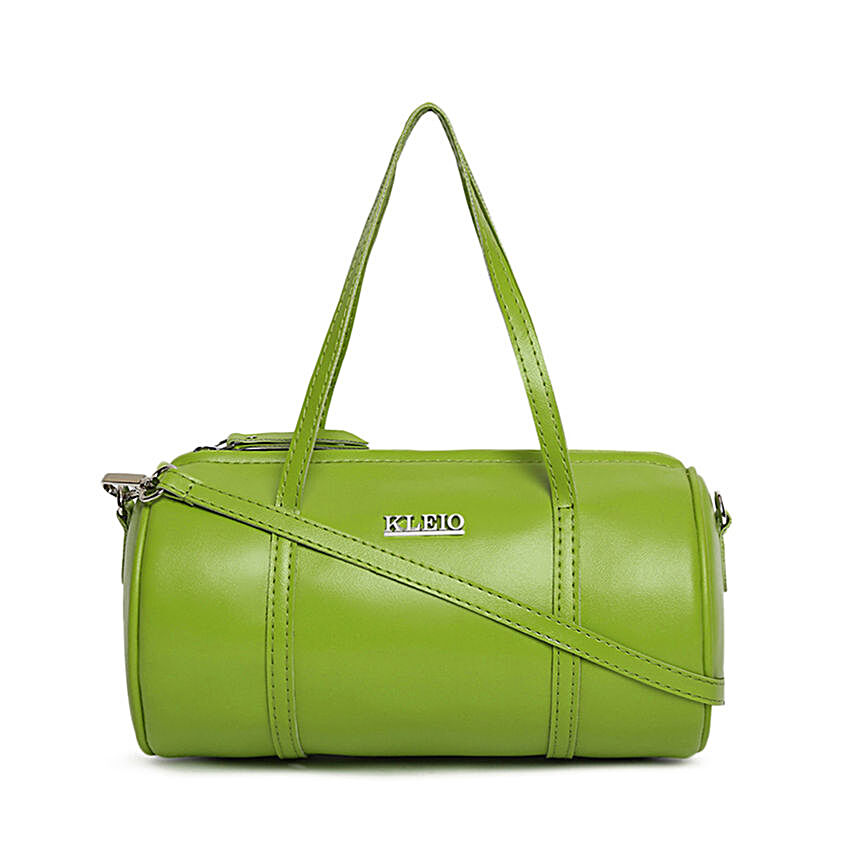 KLEIO Round Cross-Body Sling Bag- Green