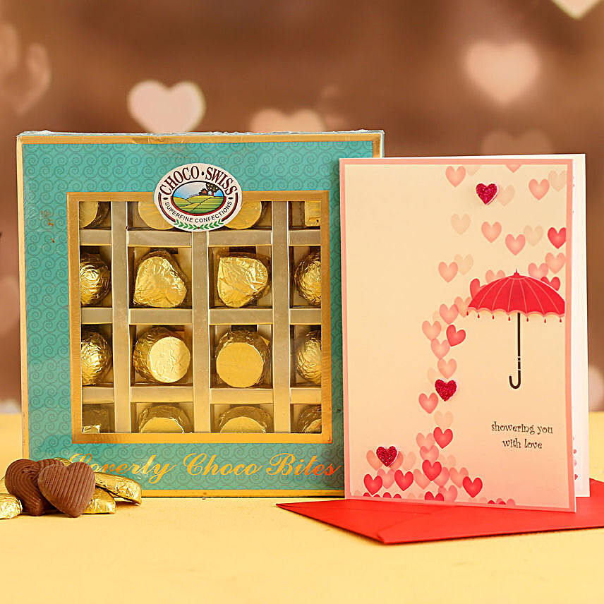 Choco Swiss Lovely With Greeting Card