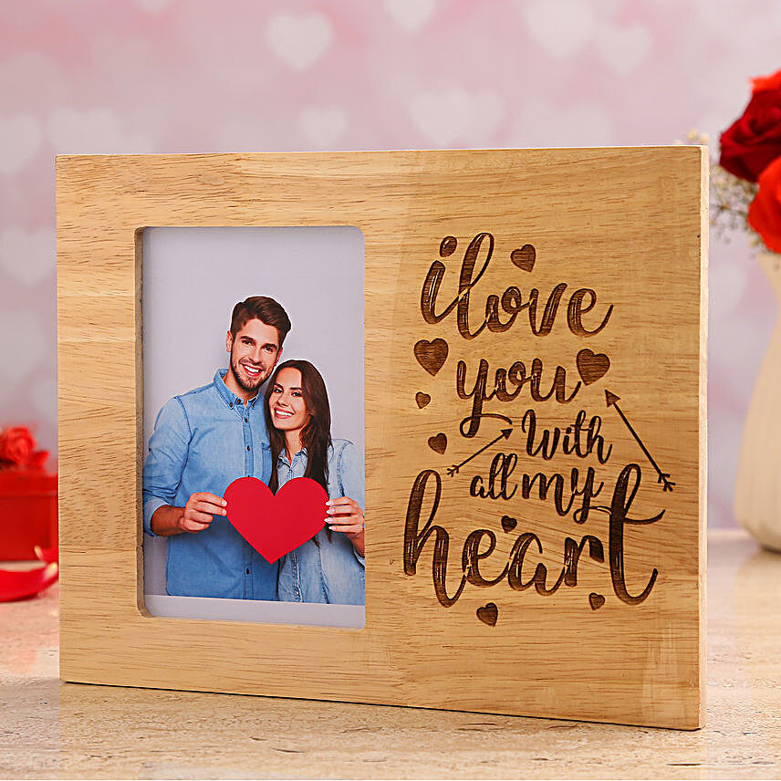 photo frame for valentines day online
