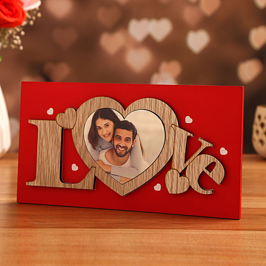 vday theme personalised frame
