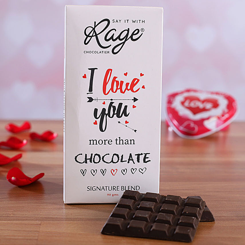 I Love You More Than Chocolate Signature Chocolate