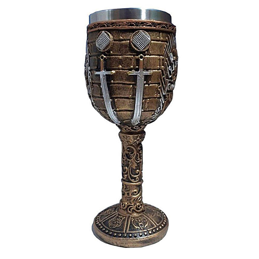 Online Game Of Thrones 3D Iron Goblet:Unusual Bar Accessories