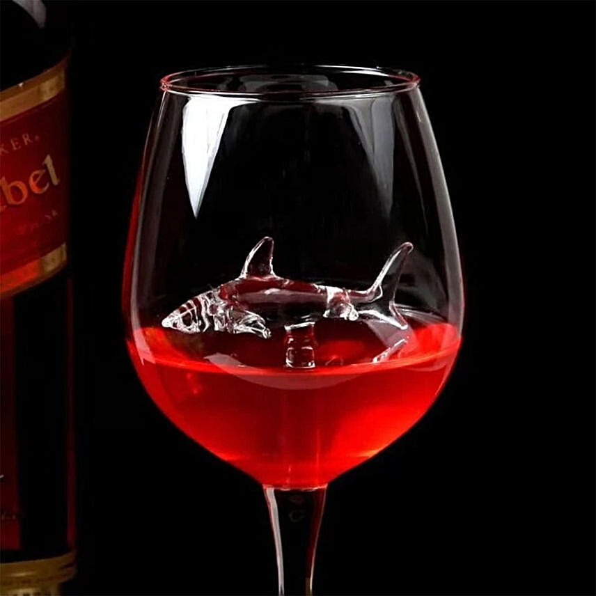 Online Red Wine Shark Goblet:Bar accessories
