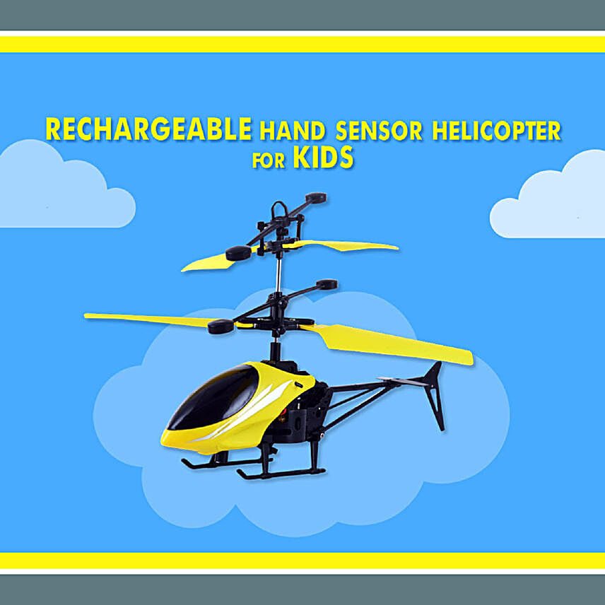 Fidato Hand Sensor Helicopter For Kids