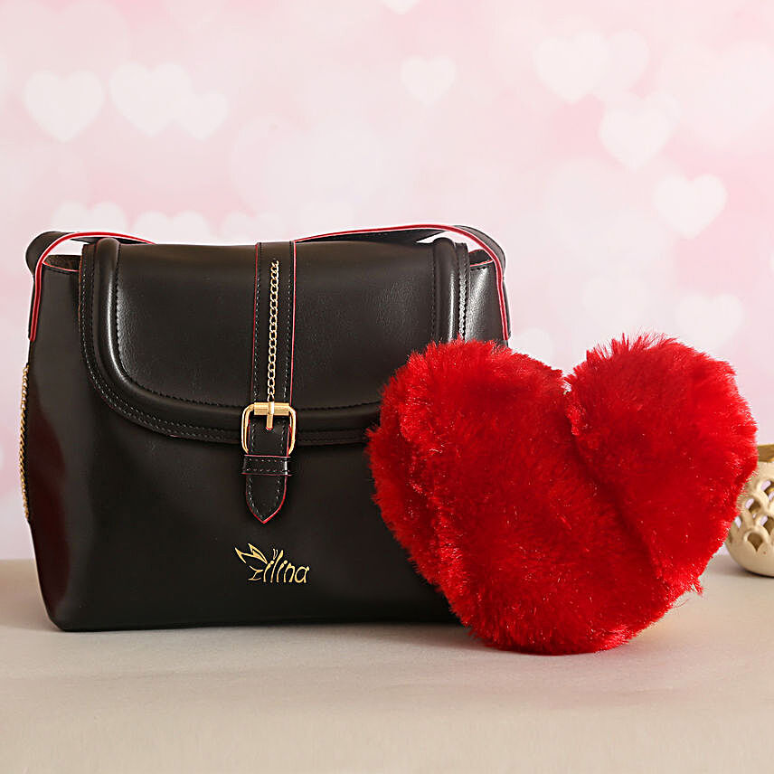 For Her Sling Bag & Love Red Heart