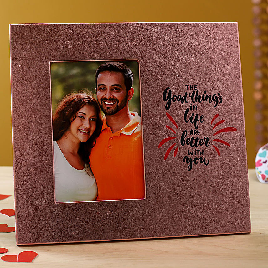 personalised photo frame for couple