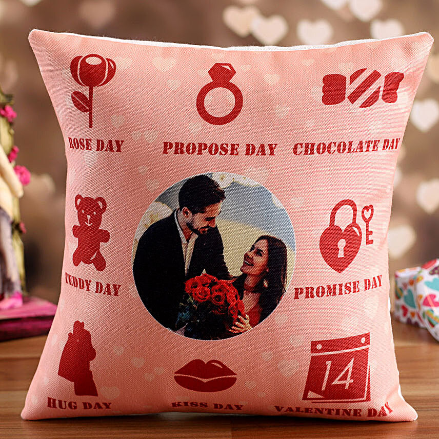 Adorable Couple Personalised Cushion