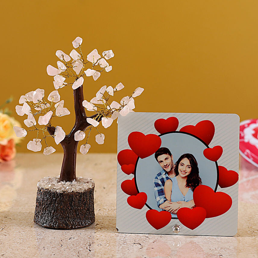 Personalised Photo Table Top And Wish Tree