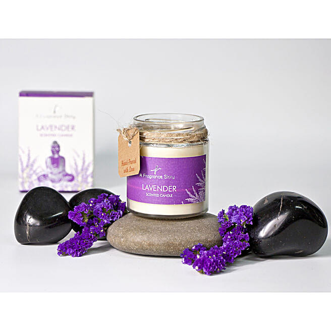 Buy/Send Soothing Lavender Scented Candle Online Ferns N Petals