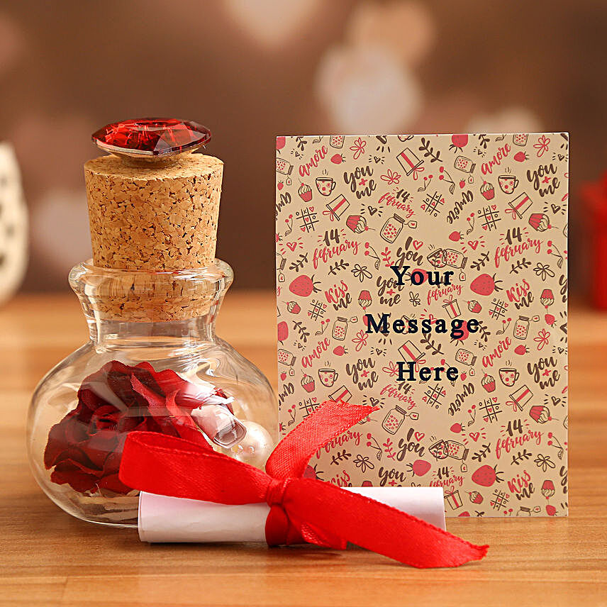 Personalised Love Message In Bottle
