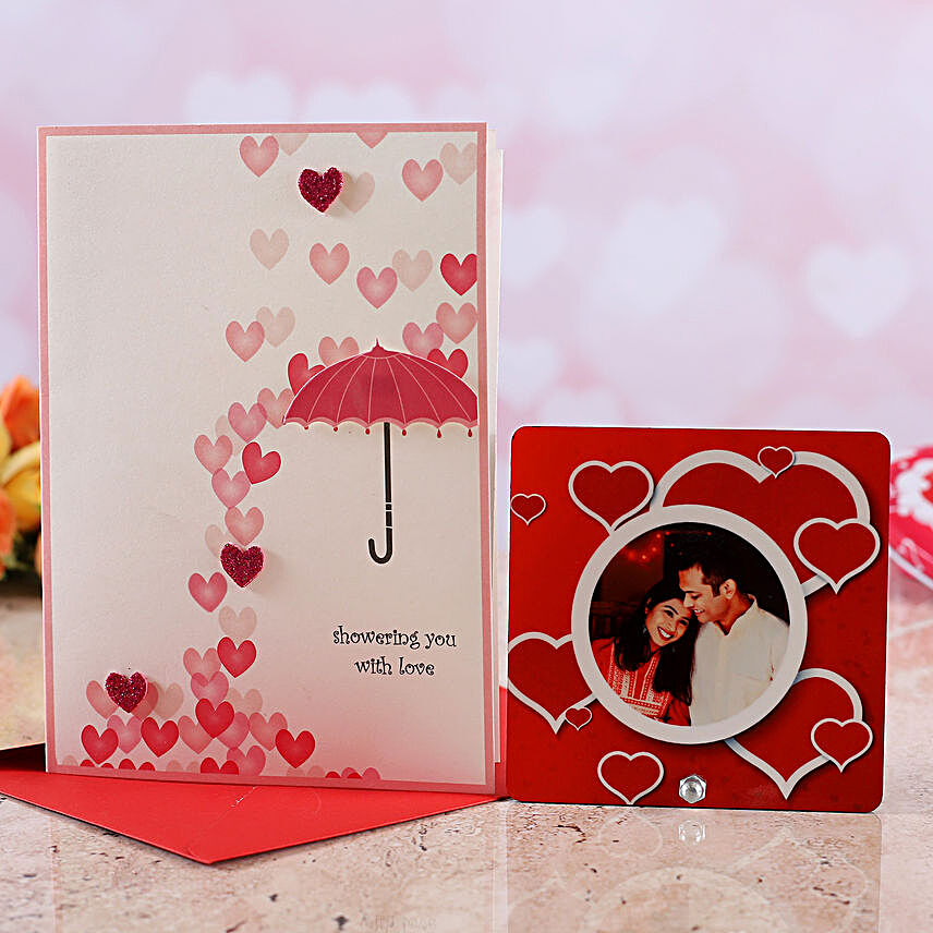 Personalised Photo Love Table Top & Greeting Card