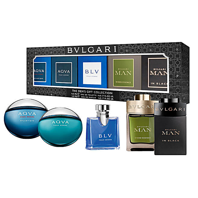 Buy/Send Bvlgari The Mens Gift Collection Set of 5 Online- FNP