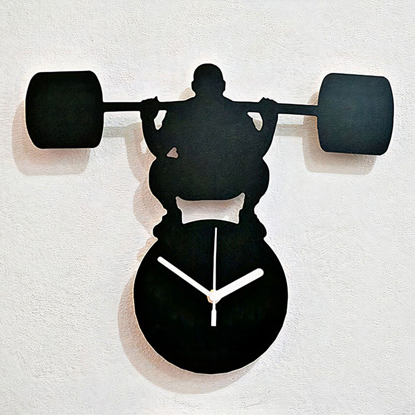 Mr Universe Gym Wall Clock