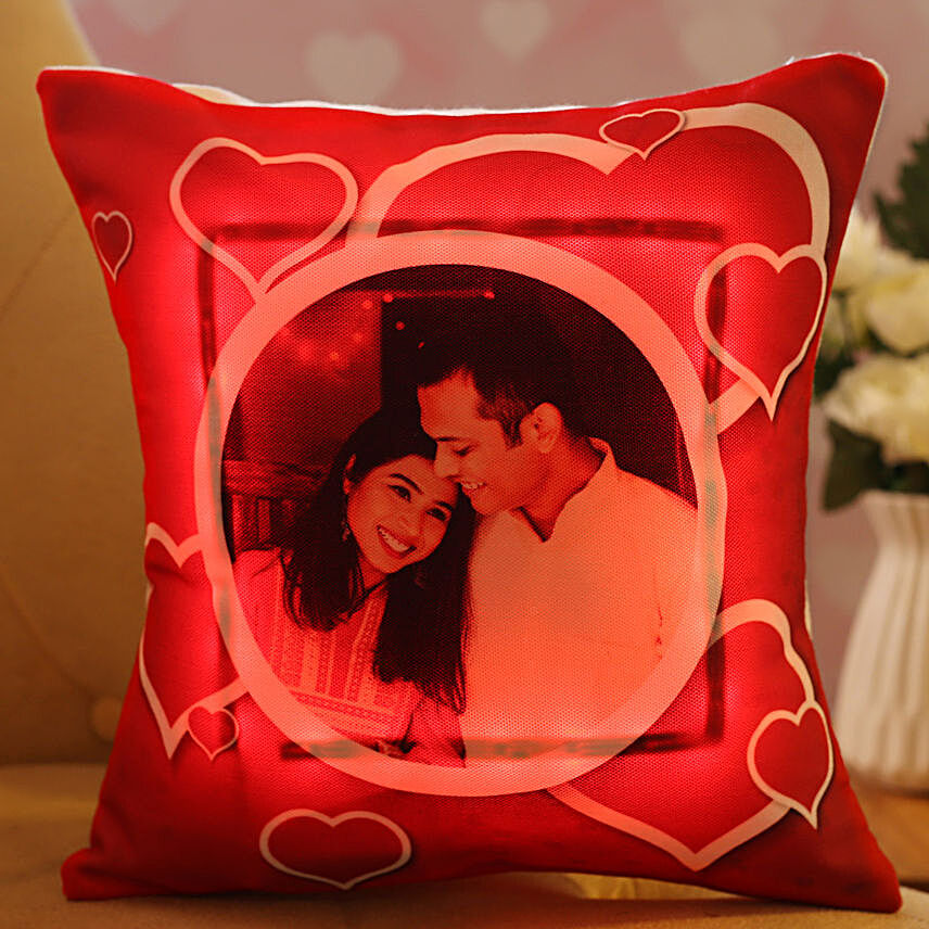 Personalised In-love LED Cushion
