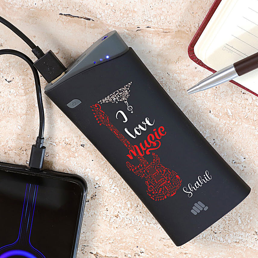 Personalised Music Lover Micromax Power Bank