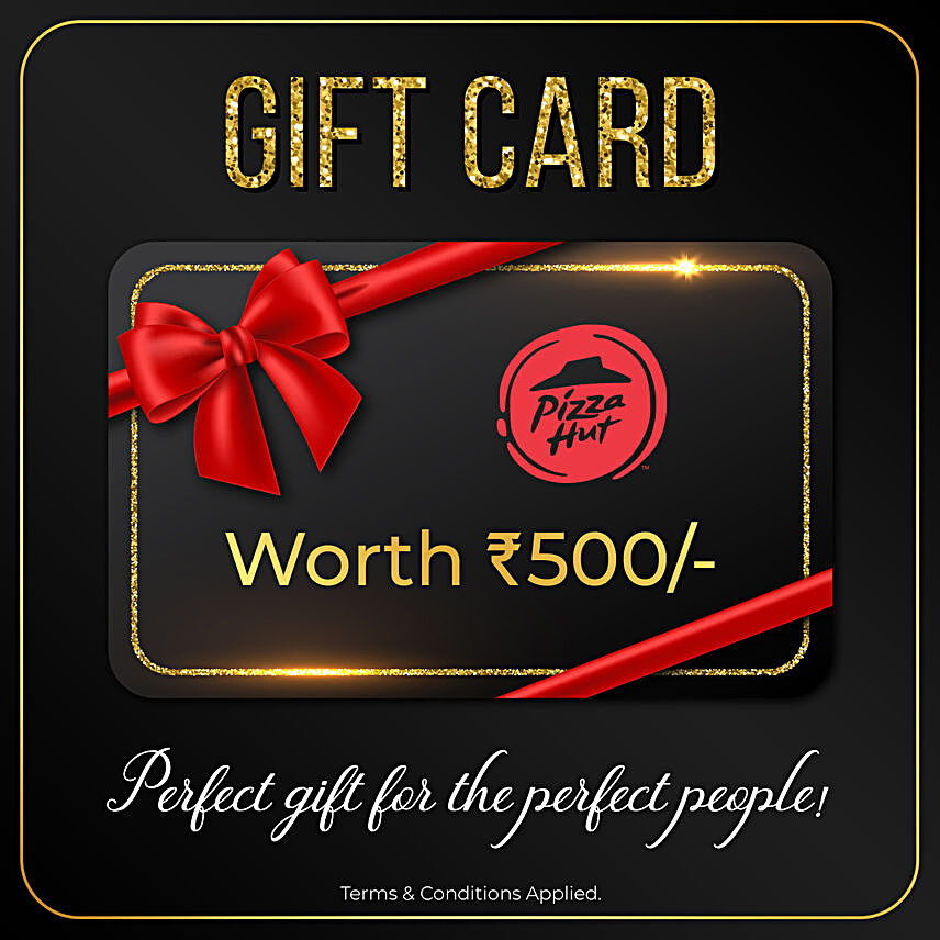Pizza Hut Gift Card- 500 Rs