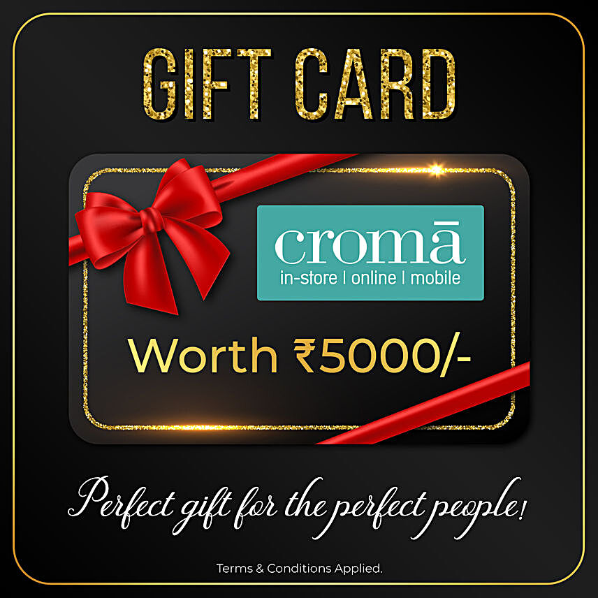 Croma Gift Card- 5000 Rs