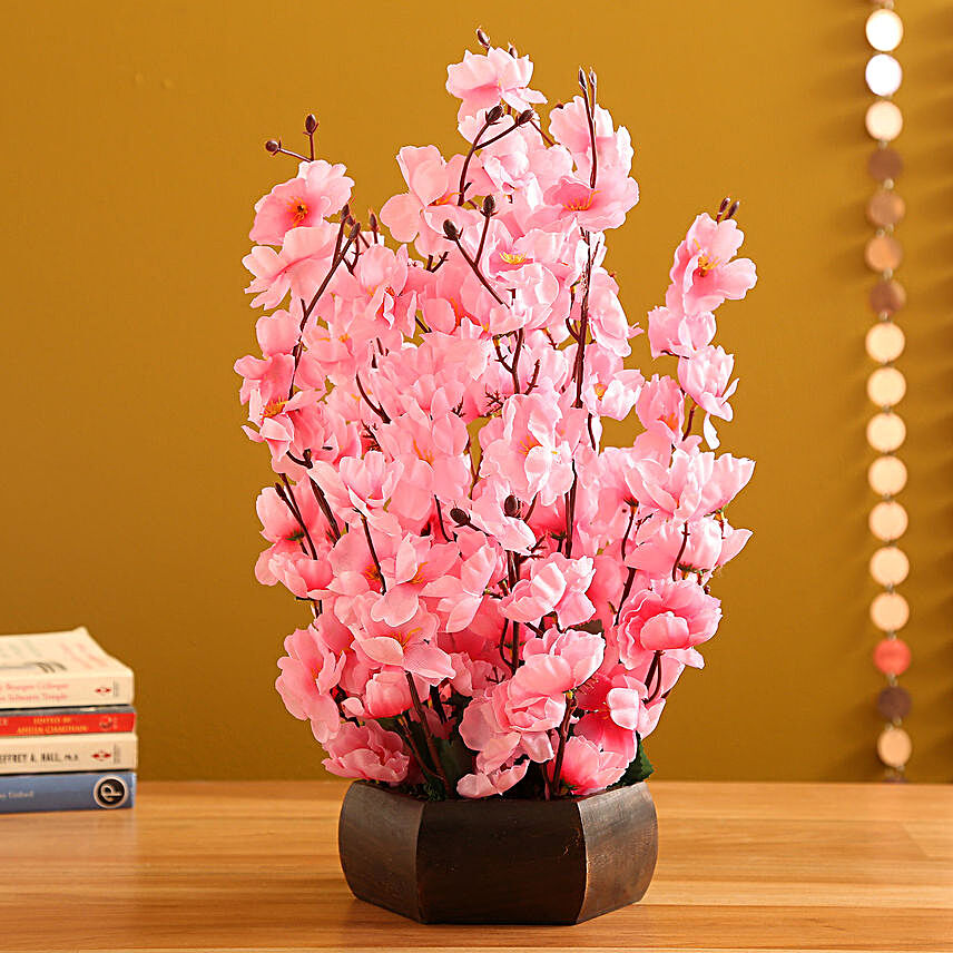 Light Pink Blossom Artificial Flowers Arrangement