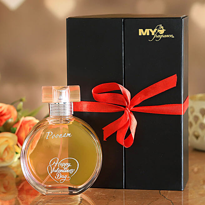 Buy/Send V'Day Special Personalised Rose Perfume Online- FNP
