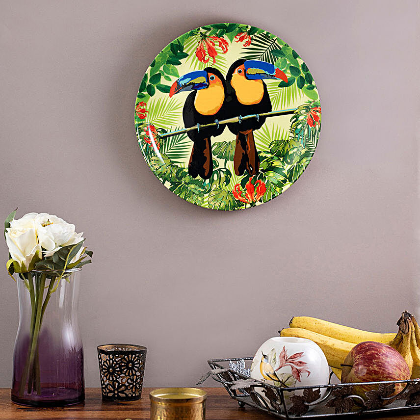 Kolorobia Tropical Toucan Home Decor Wall plate