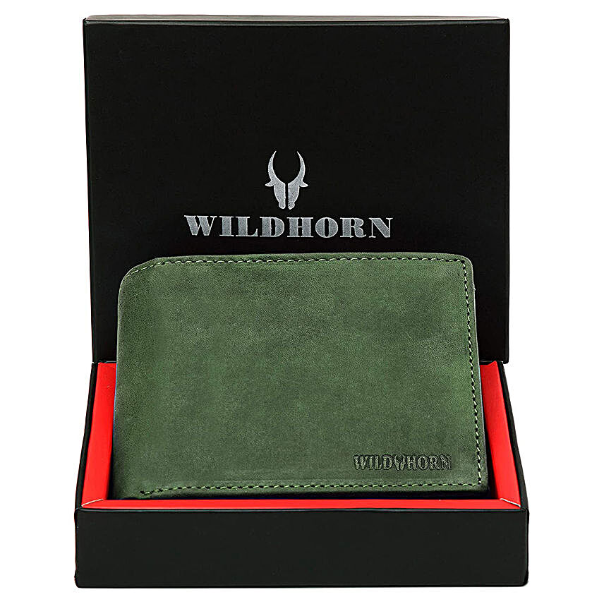 Wildhorn Premium Quality Wallet Green