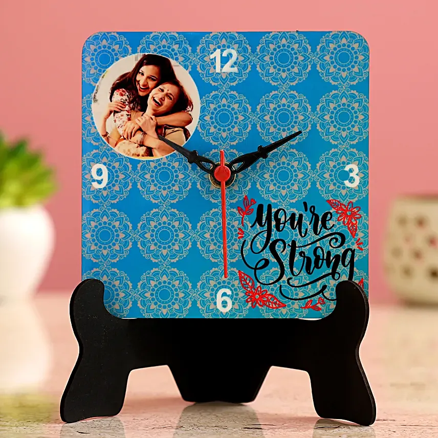 Women s Day Special Personalised Table Clock Hand Delivery