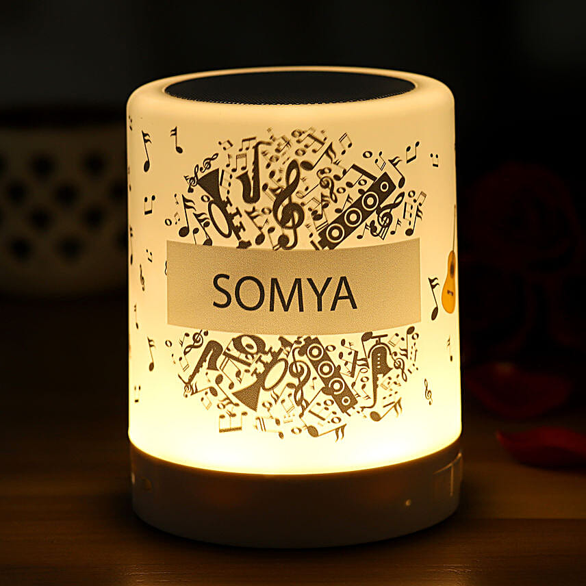 Personalised Musical Bluetooth LED Lamp Speaker