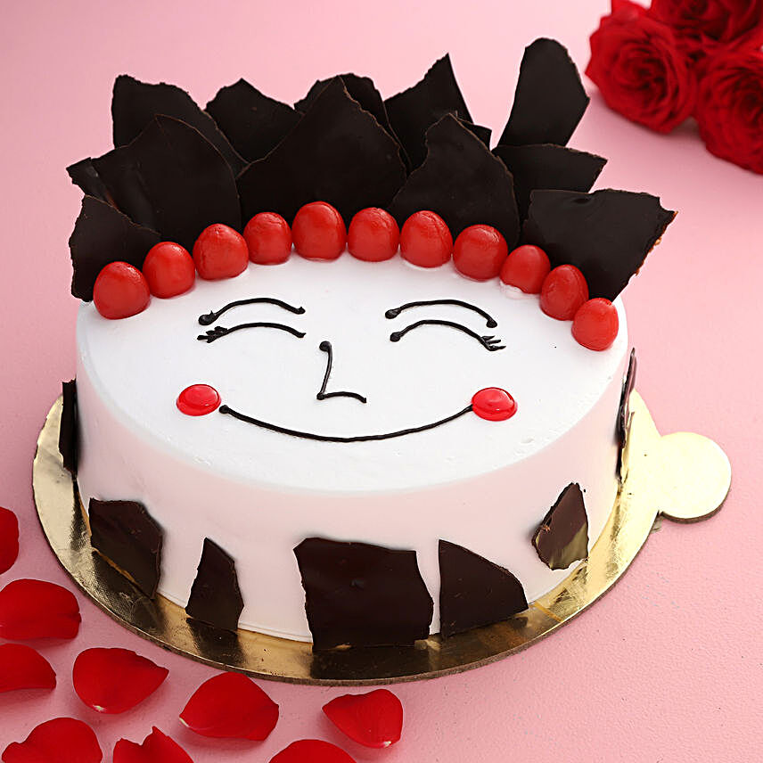 Happiness Loaded Black Forest Cake