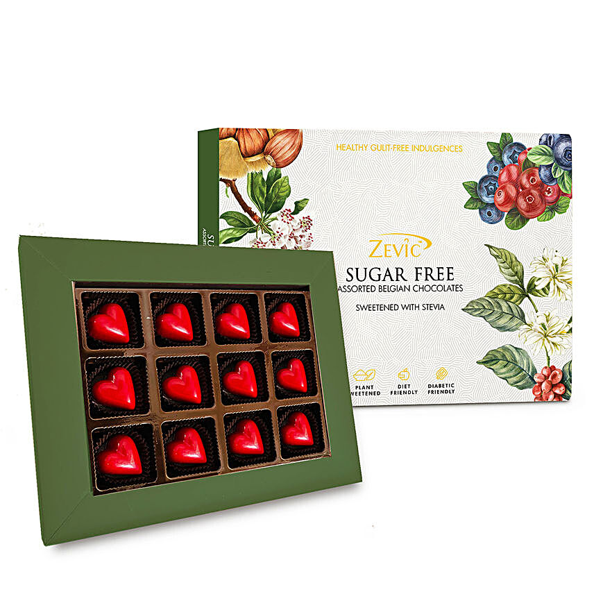 Zevic Sugar Free Strawberry Chocolates Gift Pack