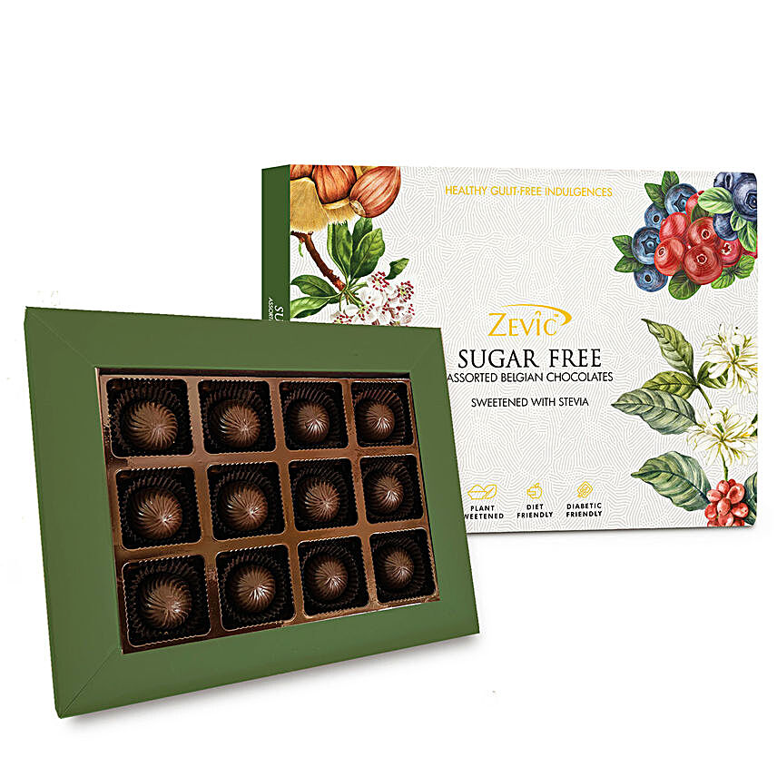 Zevic Assorted Sugar Free Almond Chocolates Pack