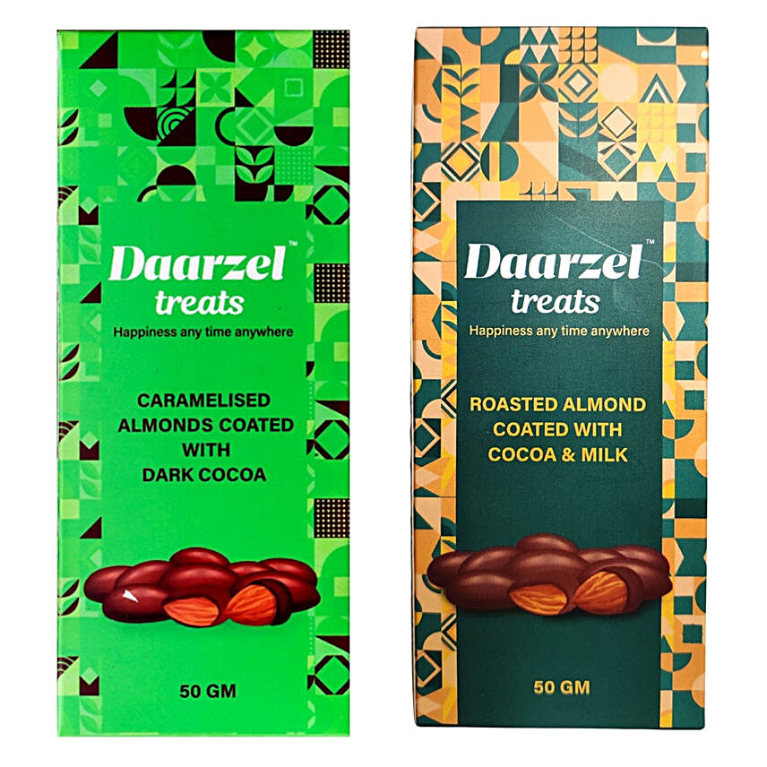 Daarzel Treats Caramelised & Roasted Almonds Chocolate Combo