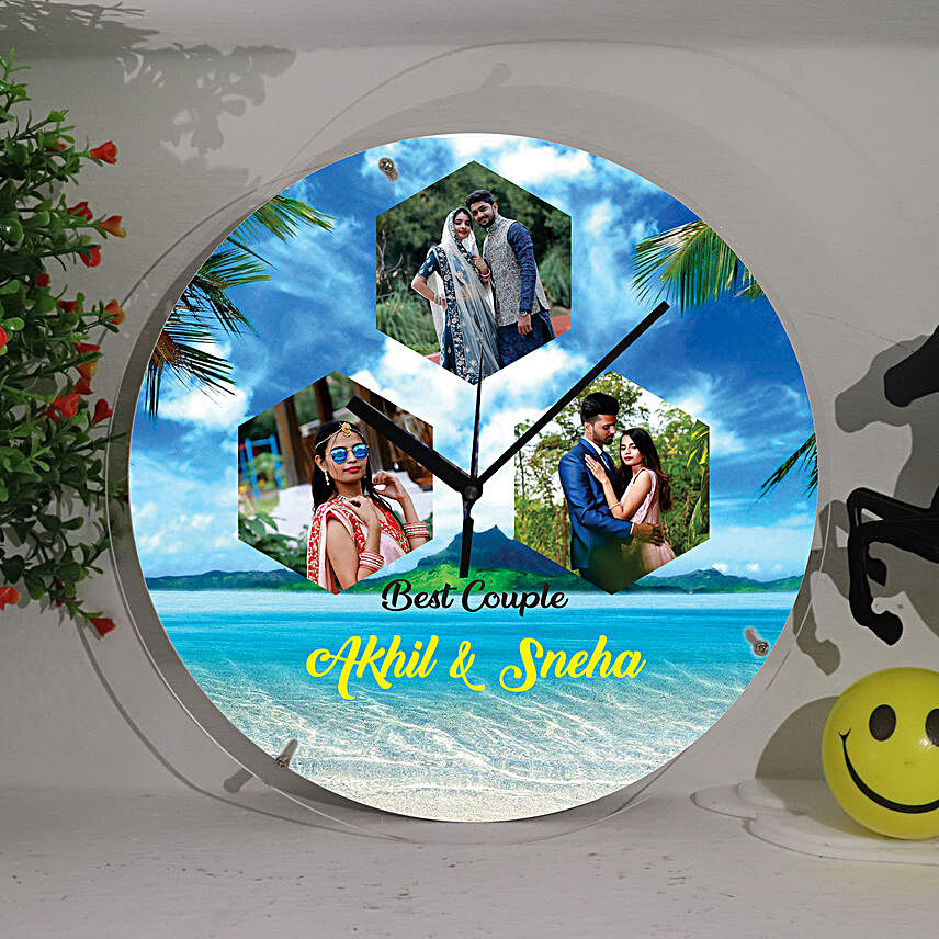 Best Couple Personalised Wall Clock