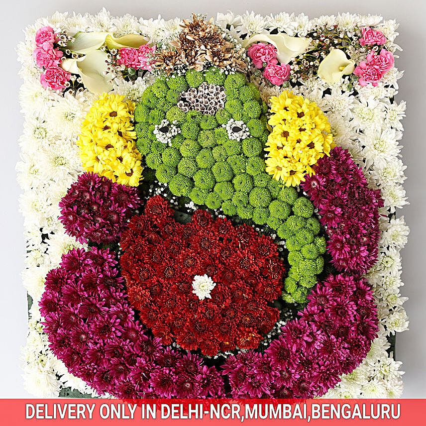 Divine Lord Ganesha Floral Arrangement