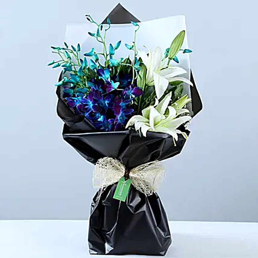 Buy/Send Elegant Mix Flower Bouquet Online Ferns N Petals