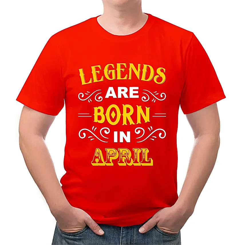 Personalised Legends Cotton T Shirt M