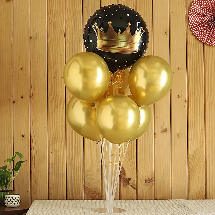 Special Crown Balloon Bouquet:Birthday Gift Ideas for Boyfriend