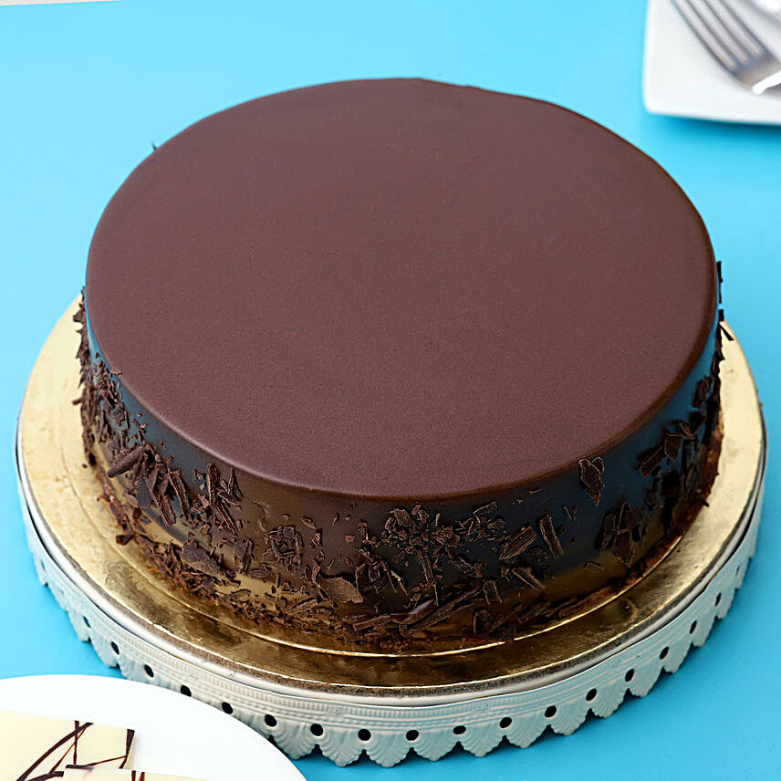 Belgian Choco Cake Half kg:Send Birthday Cake to Ludhiana