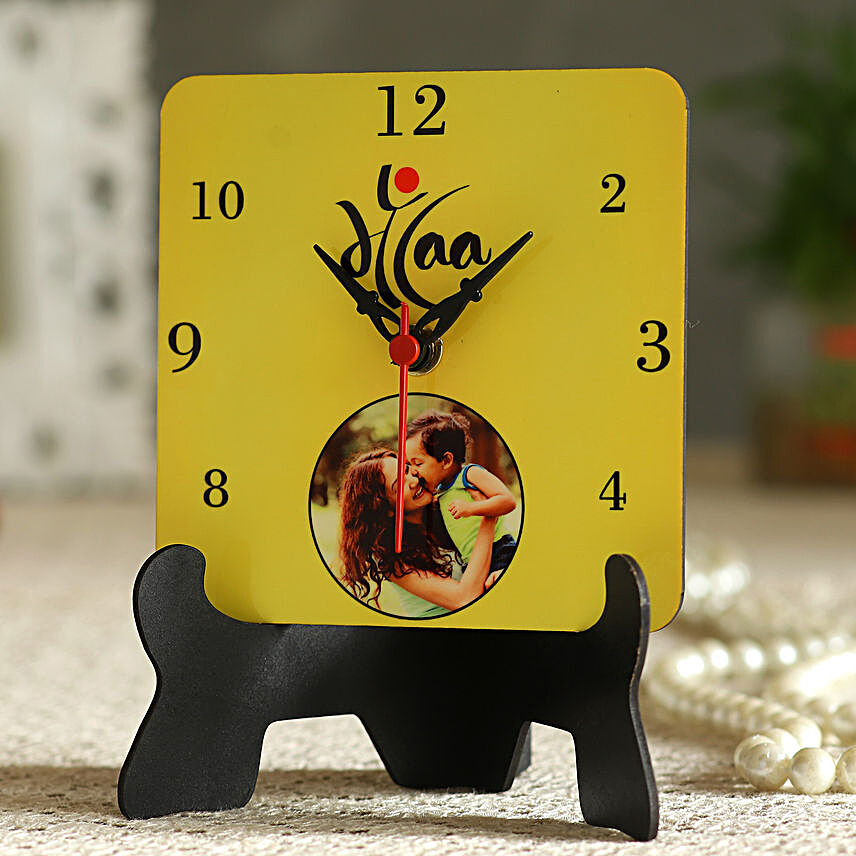 Personalised Mother Day Table Clock