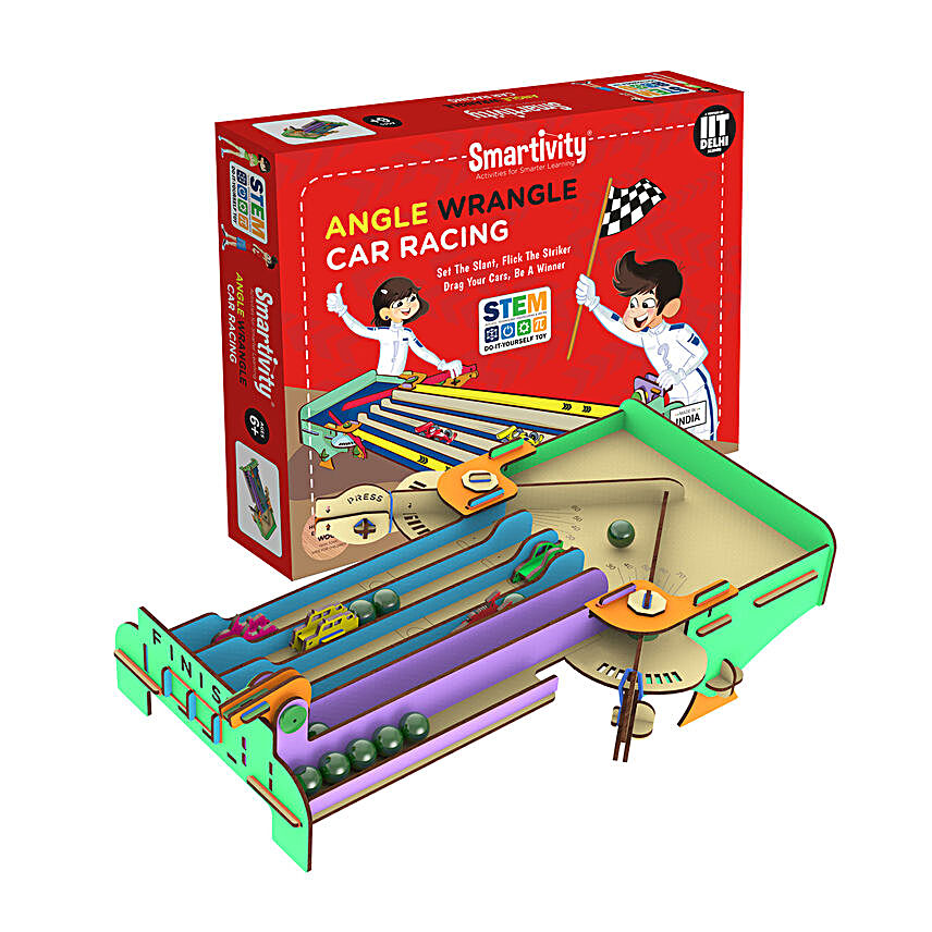 Smartivity Angle Wrangle Car Racing Game Kit