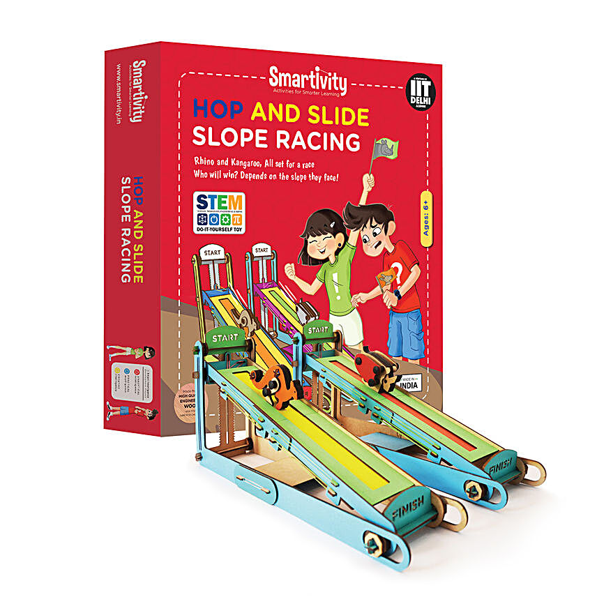 Smartivity Hop & Slide Slope Racing Game Kit