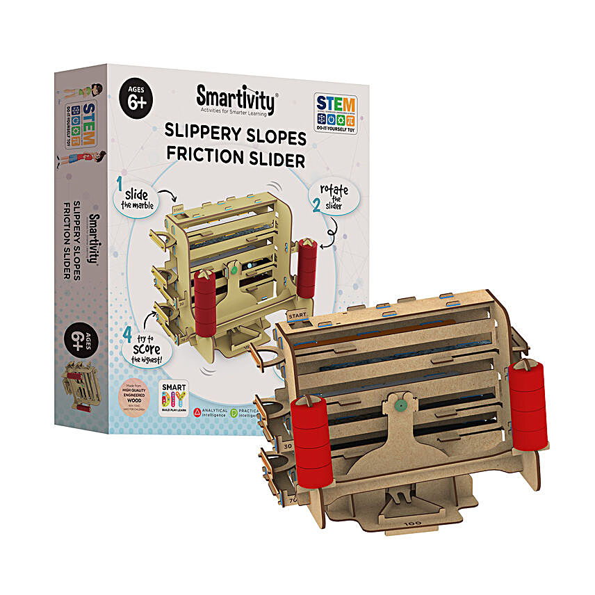 Smartivity Slippery Slopes Friction Slider Game Kit