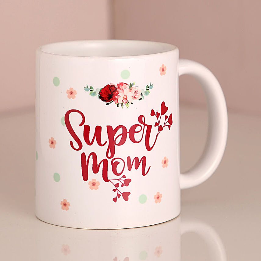Cute Super Mom Mug Hand Delivery