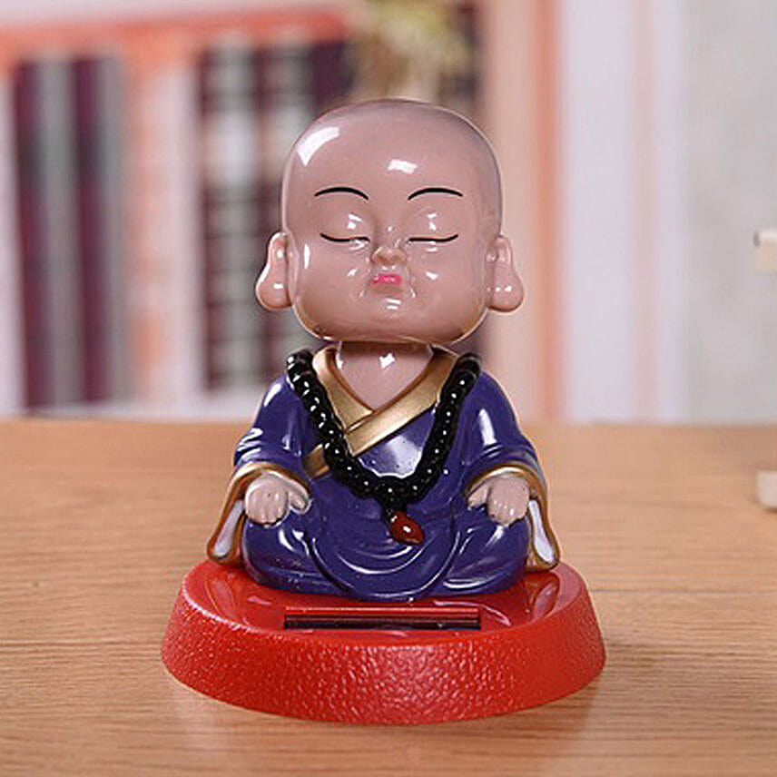 Buy/Send Buddha Monk Solar Powered Bobble Head 1 pcs/One