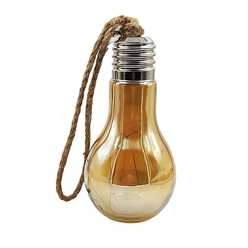 Bulb Shape Battery Operated Tabletop Lamp