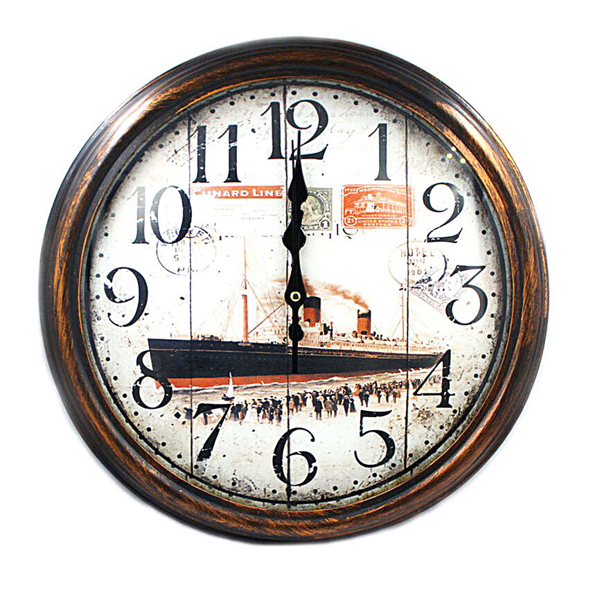 Titanic Ship Vintage Wall Clock