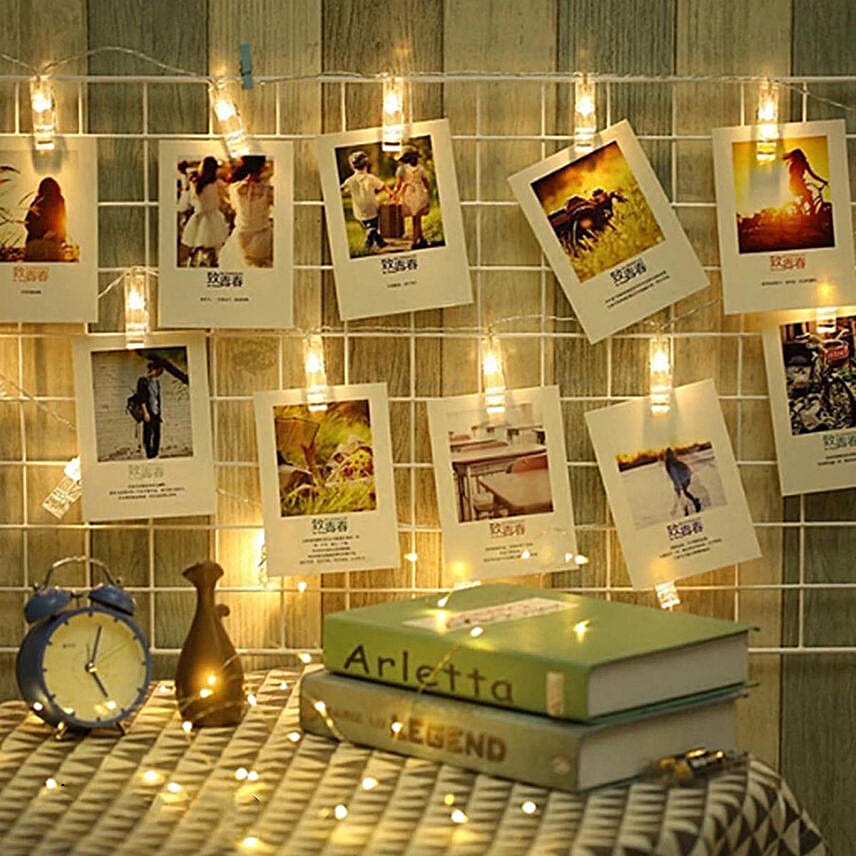 Buy/Send LED Photo Clip String Lights- 10 LEDs Online- FNP